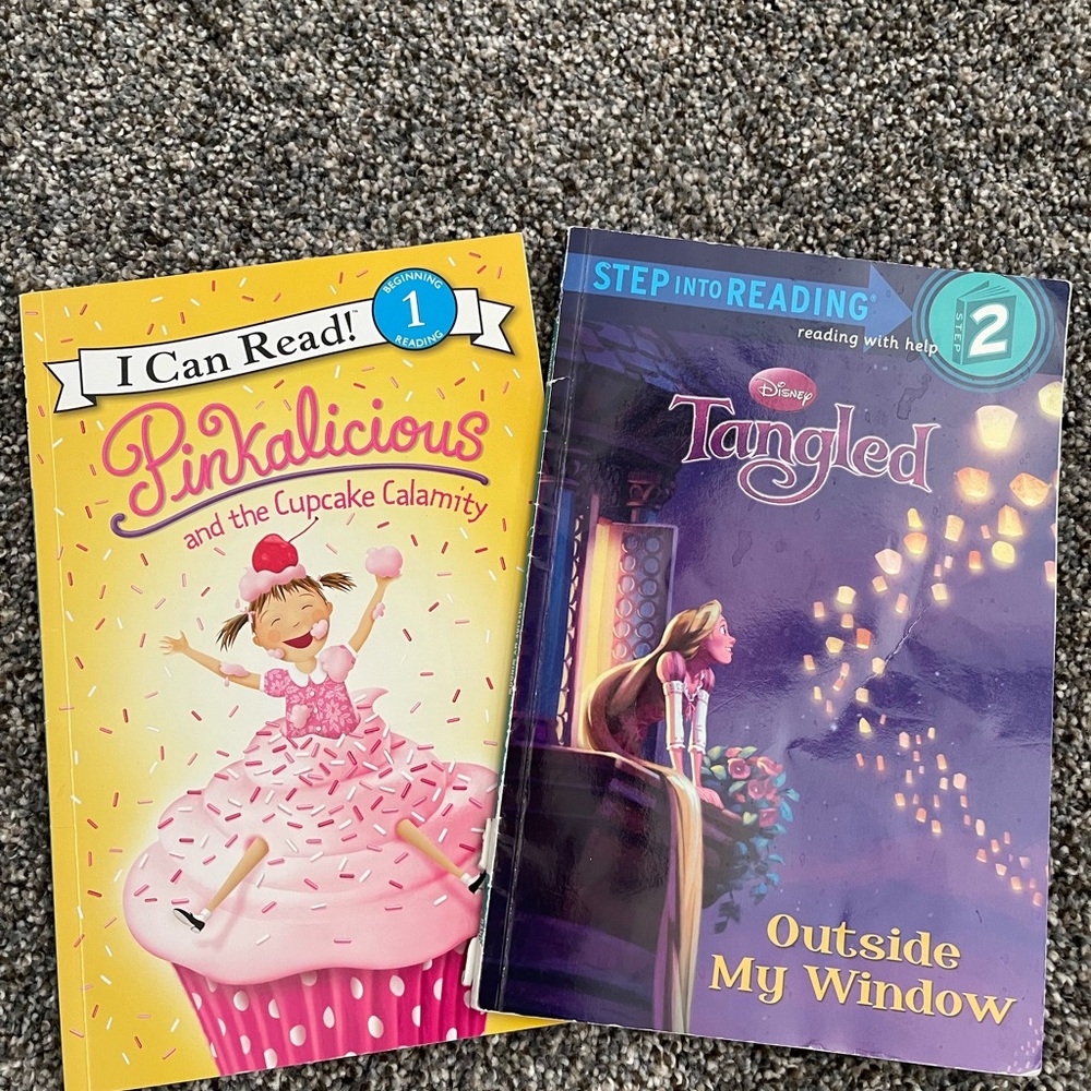 Pinkalicious (New) and (Gently Used) Tangled Book Set